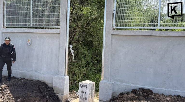 Thai-Cambodian-border-fence-45-complete-army-says-gaps-temporary